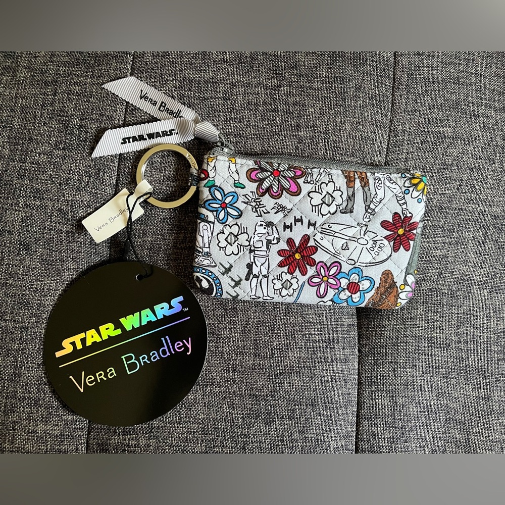 NWT Vera Bradley Star Wars Zip ID Case